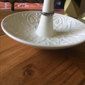 925 Sterling silver carving detailed ring